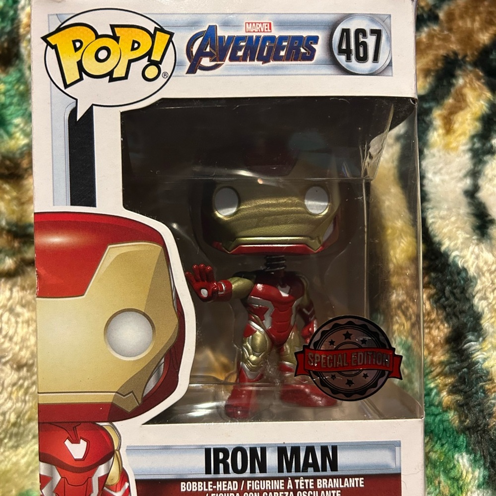 Funko Iron Man Pop in Red and Gold